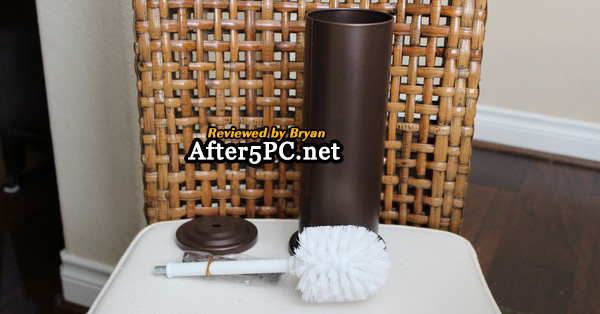 Estilo Bronze Stainless Steel Toilet Brush and Holder