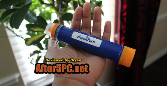 Review of Acquapura Personal Water Filter Filtration Straw