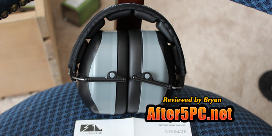 Review of FSL Decimate Safety Earmuff 34dB NRR - Ear Defender for Shooting, Hunting, Drumming, Motor Racing, Home Improvement, Studying, Construction