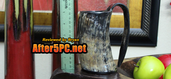 Handmade Animal Cow Horn Cup Mug Drinking